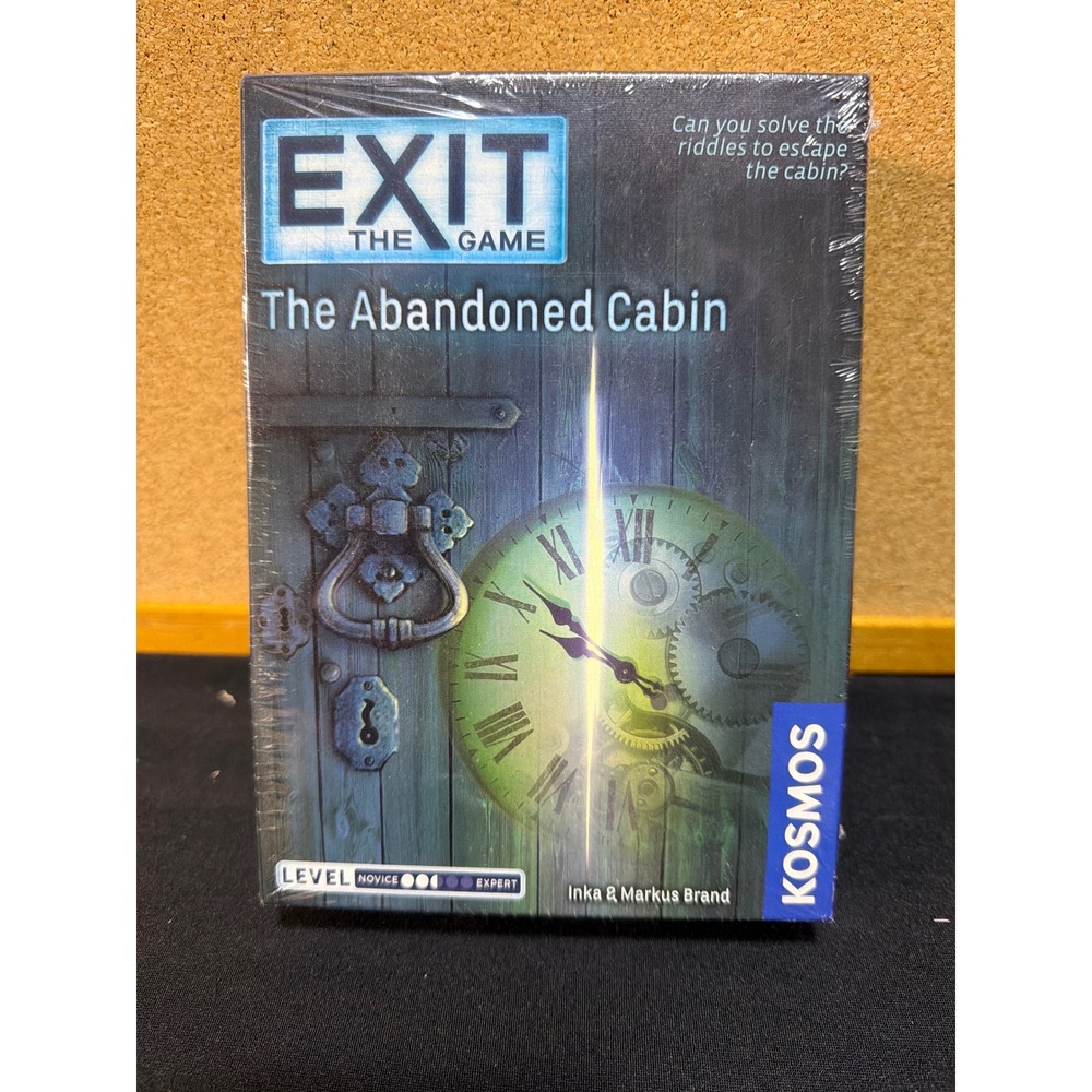 EXIT The Game The Abandoned Cabin KOSMOS Escape Room Board Game New
